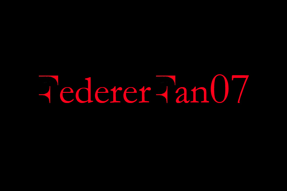 FedererFan07 Red Black