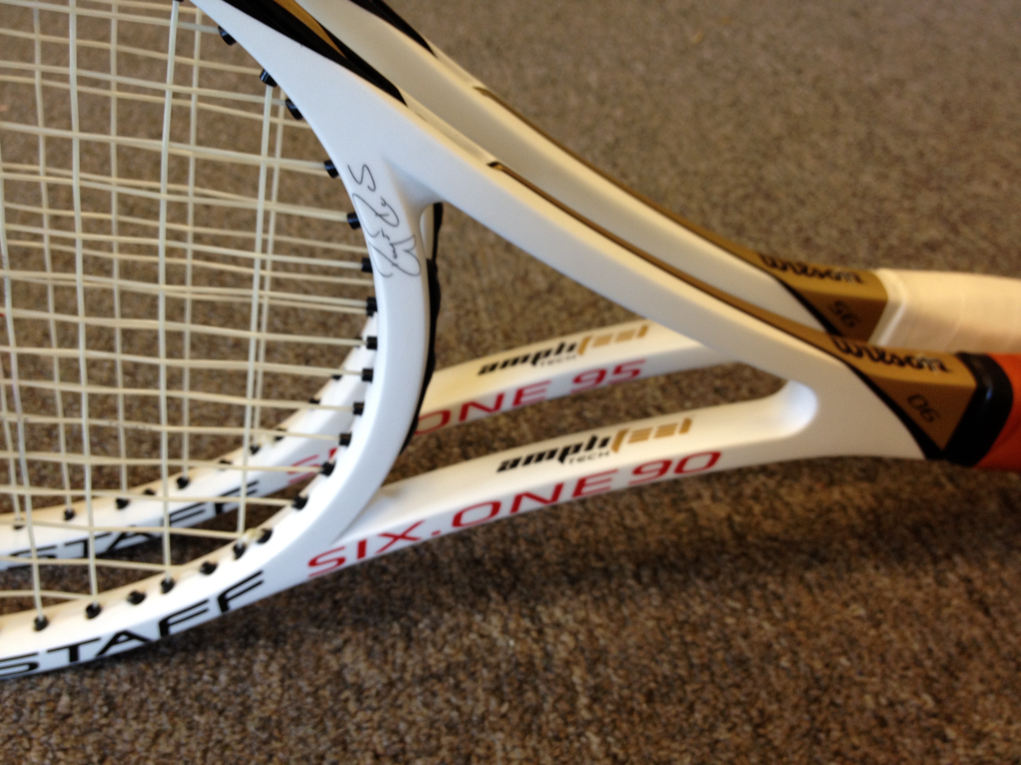 新作安い ヤフオク! - Roger Federer Wilson Six.One Tour BLX