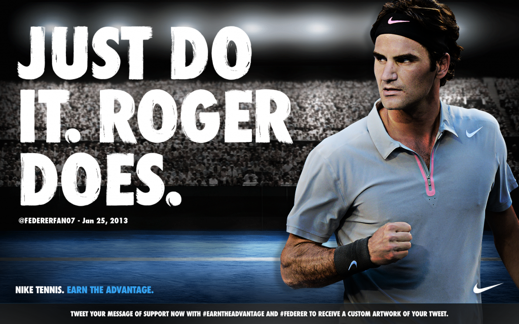 Nike tennis. Earn the Advantage. – FedFan