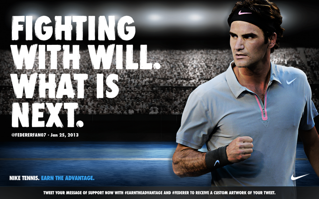 Nike tennis. Earn the Advantage. – FedFan