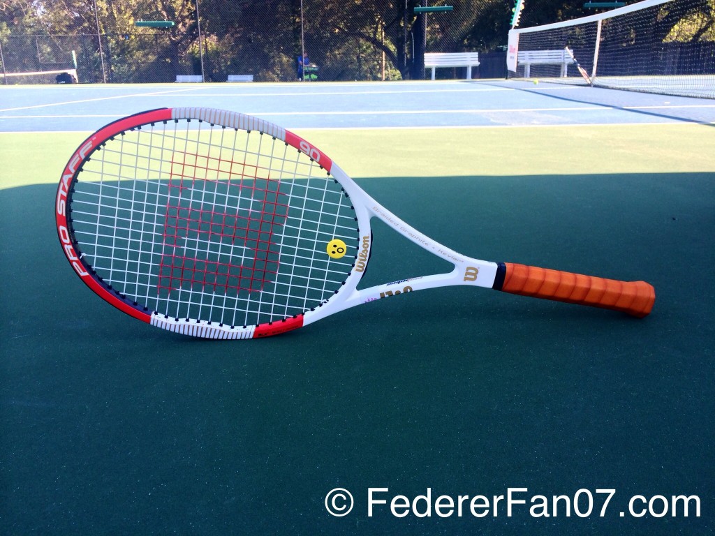 Roger Federer's New 2014 Wilson Pro Staff 90