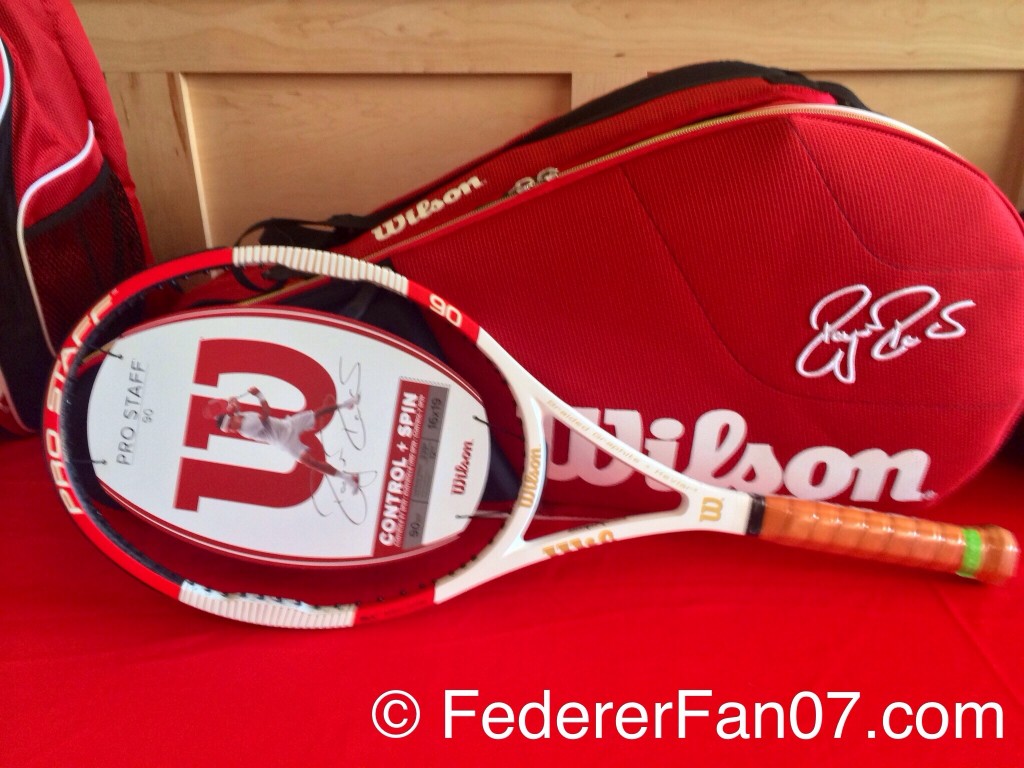 Roger Federer's New 2014 Wilson Pro Staff 90