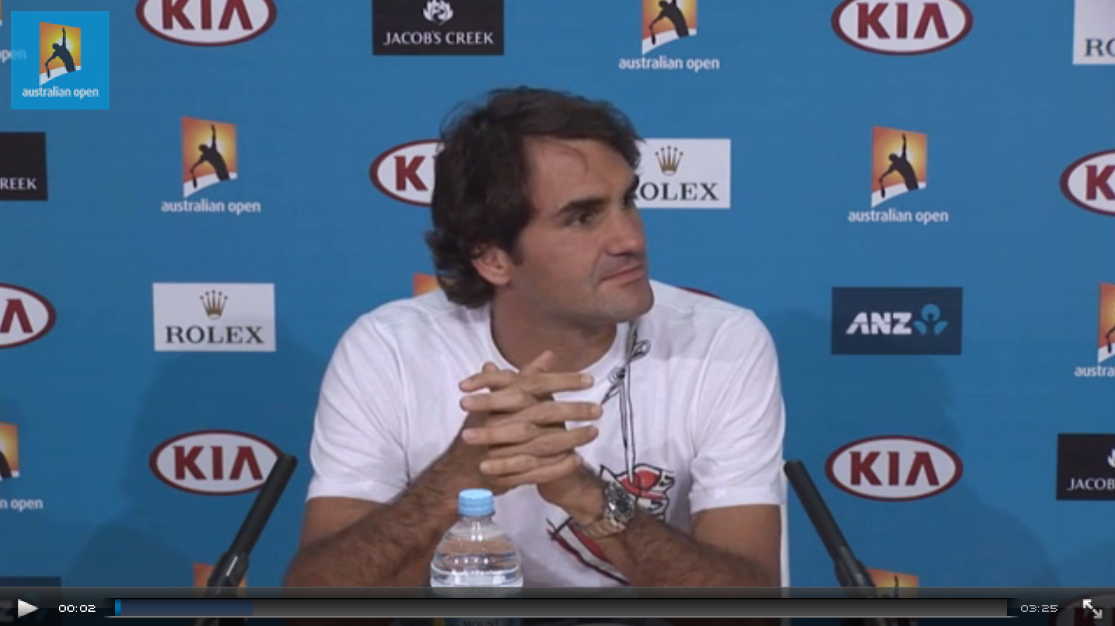 Roger Federer 2014 Australian Open SF Press Conference