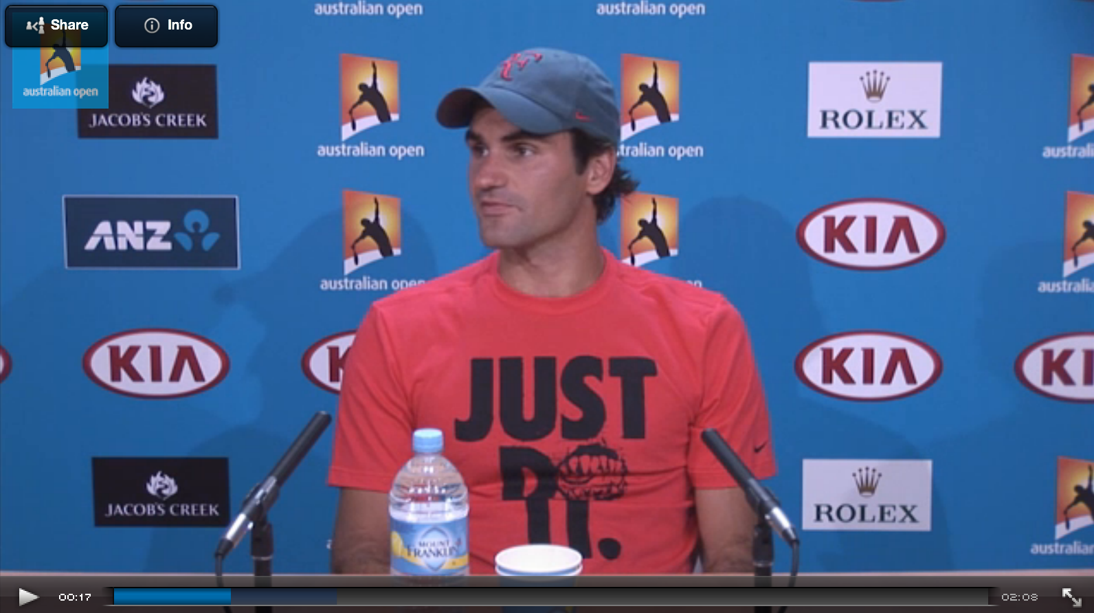 Roger Federer 2014 Australian Open First Round Press Conference