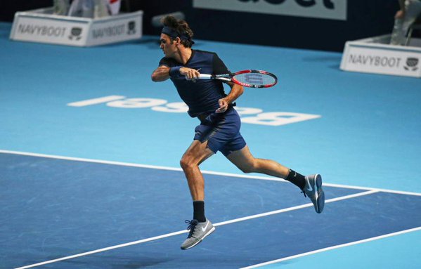 Roger Federer 2015 Swiss Indoors Basel