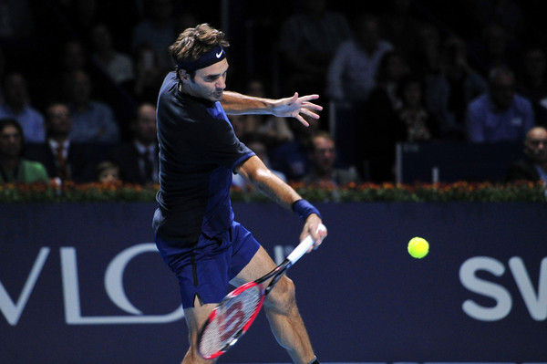 Roger Federer 2015 Swiss Indoors Basel
