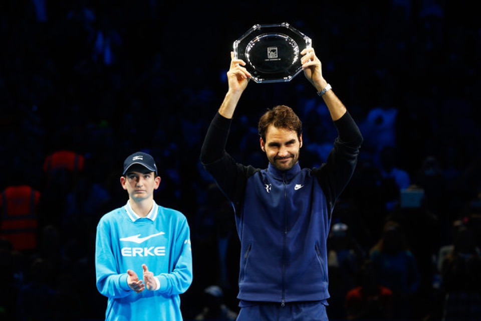 Roger Federer 2015 London Barclays ATP World Tour Finals