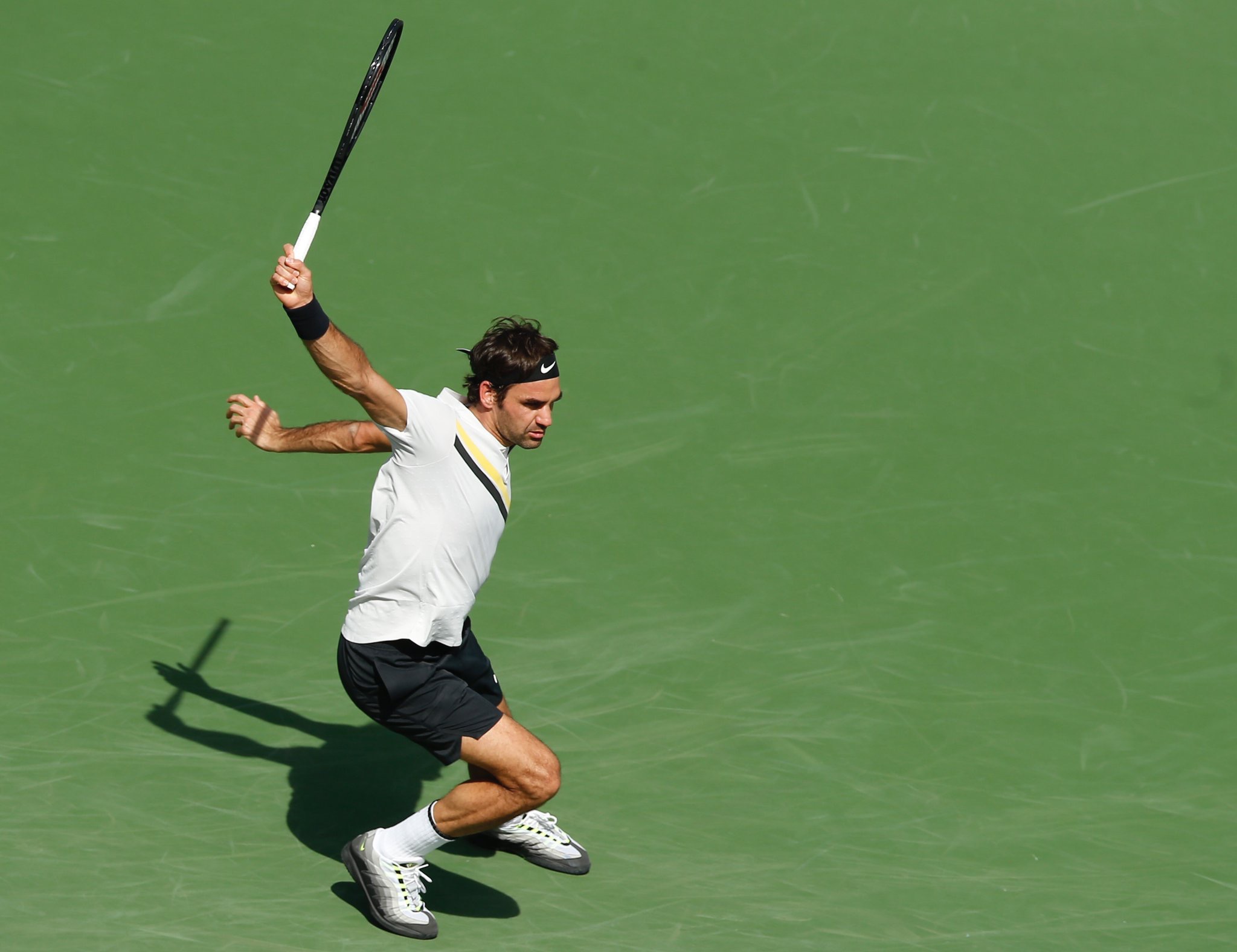 Roger Federer 2018 BNP Paribas Open (Indian Wells BNPPO18) - Federer Races into Fourth Round at BNP Paribas Open